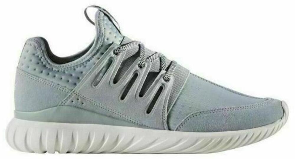 Adidas Tubular Radial Light Grey White Sole Athletic Shoes Men’s Size 9.5